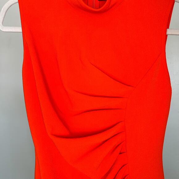 Gabrielle Union Red Mock Neck Bodycon Dress NWT Small - Picture 3 of 5